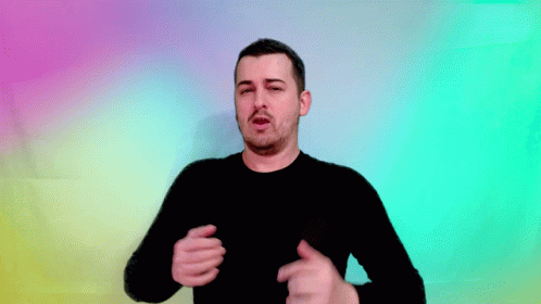 I Like To Move It Move It Man Dancing In Colored Background GIF
