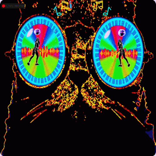 I Like To Move It Move It Trippy Cat GIF