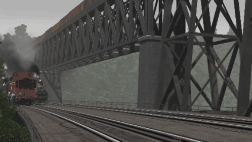 I Like Trains Black Train Passing GIF