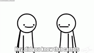 I Like Trains Carrots Struck Eyes GIF