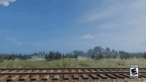 I Like Trains Hit Hat Man On Tracks GIF