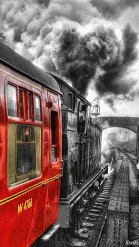 I Like Trains Thick Black Smoke GIF