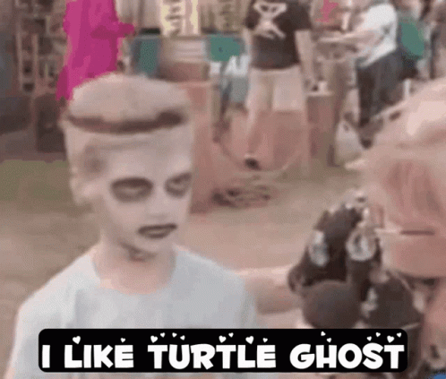 I Like Turtles Ghost GIF
