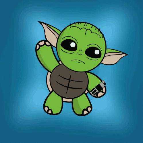 I Like Turtles Master Yoda GIF