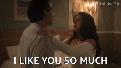 I Like You So Much Couple GIF