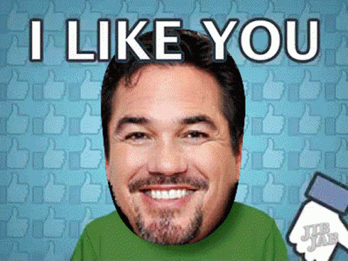 I Like You Facebook Likes GIF