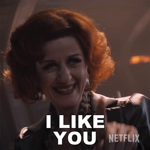 I Like You Finger Swirl GIF