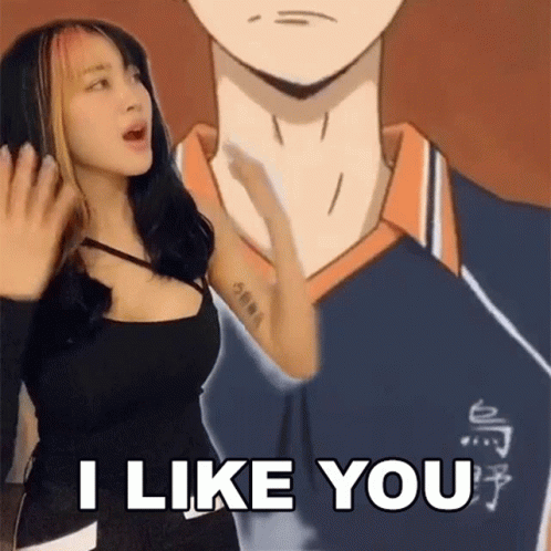 I Like You Haikyuu Volleyball GIF