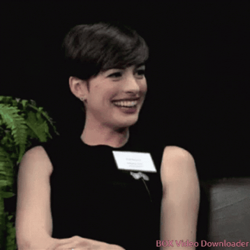 I Like You Anne Hathaway Smile GIF