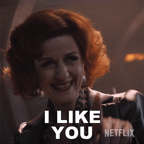 I Like You Finger Swirl GIF
