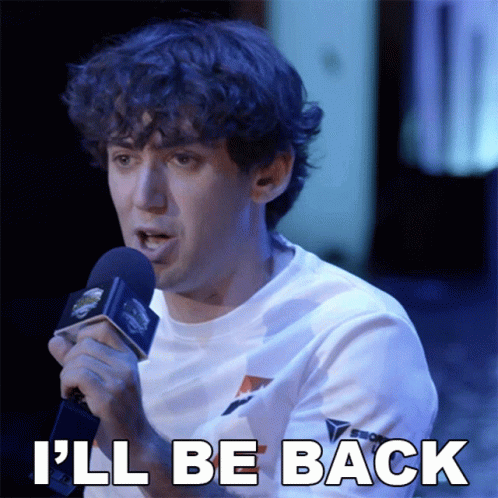 I'll Be Back As Much As I Can GIF