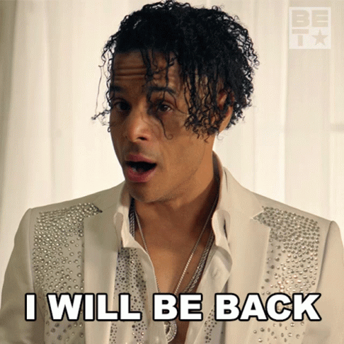 I'll Be Back Sebastian GIF