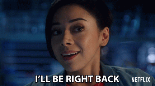 I'll Be Right Back Jiffy GIF