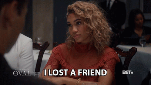 I Lost A Friend Gayle Franklin The Oval GIF