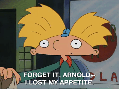 I Lost My Appetite Hey Arnold GIF