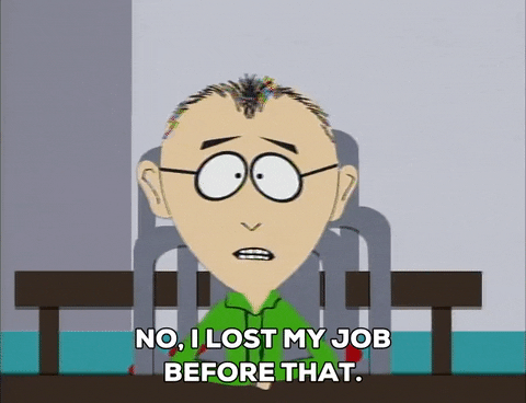 I Lost My Job South Park Mr Mackey GIF