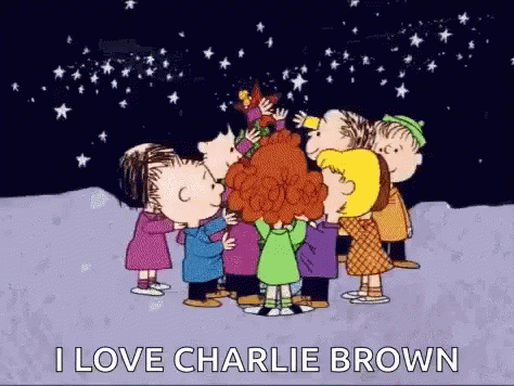 I Love Charlie Brown Christmas GIF