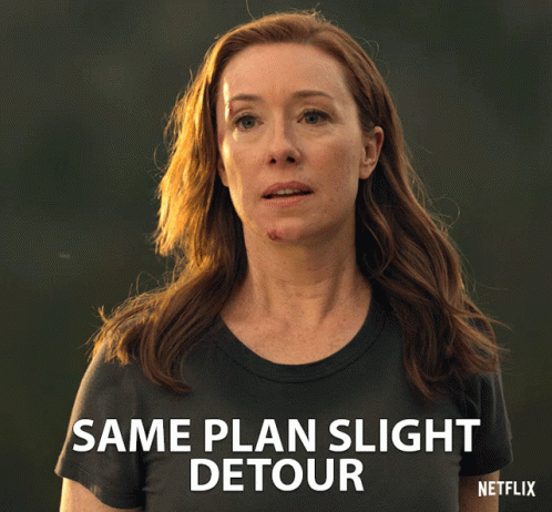 I Love It When A Plan Comes Together Anxious Lady GIF