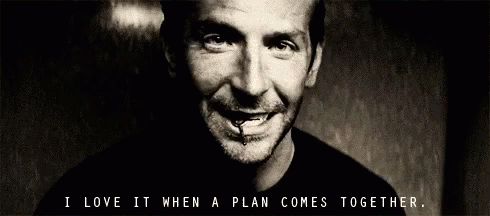 I Love It When A Plan Comes Together Bradley Cooper GIF