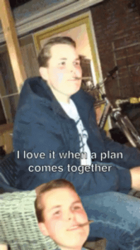 I Love It When A Plan Comes Together Cigar Smoking GIF