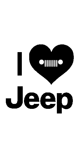 I Love Jeep Sign with Heart