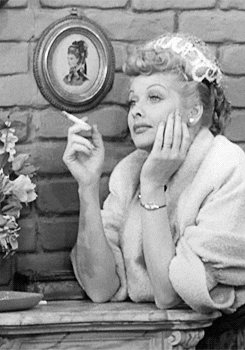I Love Lucy Tv Show Smoking GIF