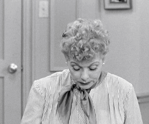 I Love Lucy Season 2 Oh My God GIF