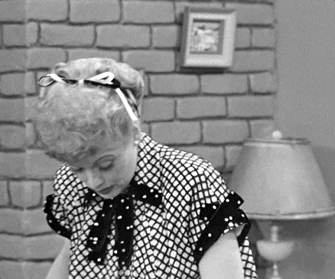 I Love Lucy Shocked GIF
