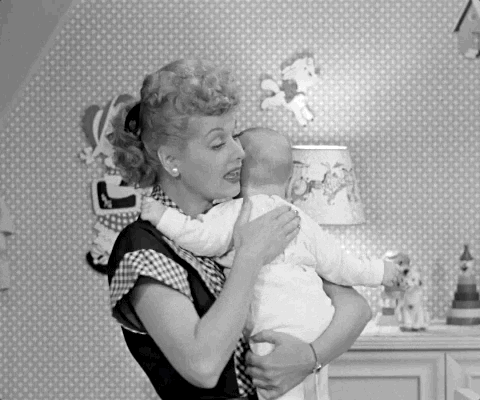 I Love Lucy Babysitting Season 2 GIF
