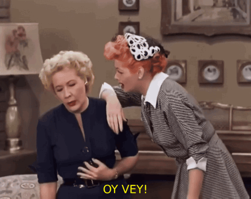 I Love Lucy Oy Vey GIF