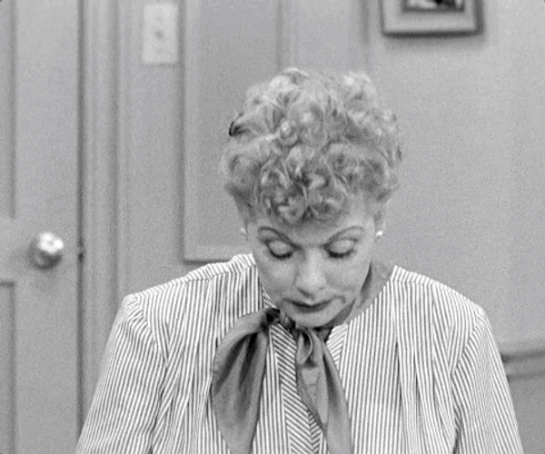 I Love Lucy Season 2 Oh My God GIF