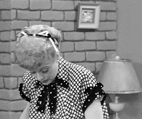 I Love Lucy Shocked GIF