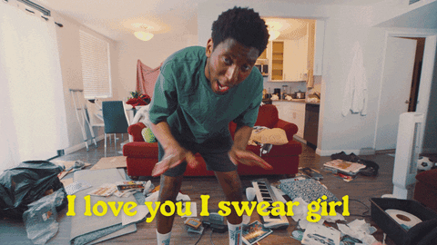 I Love Mess But I Love You More Girl GIF