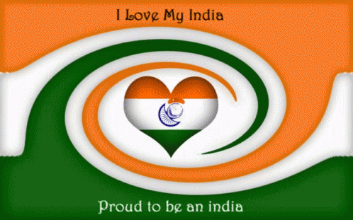 I Love My India Proud To Be India GIF