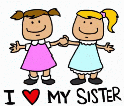 I Love My Sis Cartoon GIF