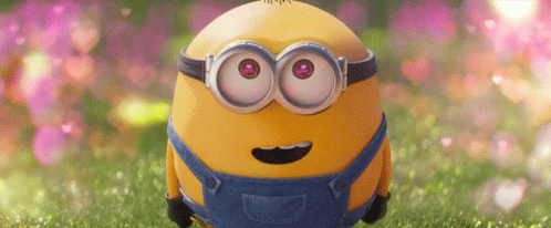 I Love U Funny Minion GIF