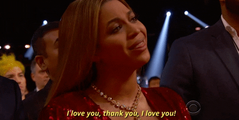 I Love U Thank You Beyonce GIF
