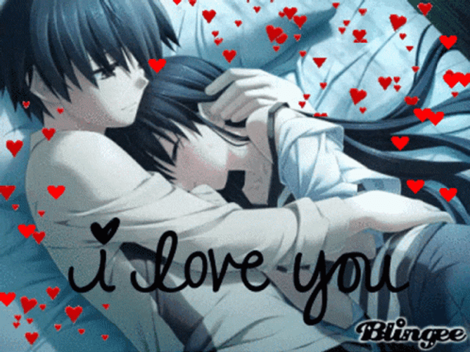 I Love You Anime Sleep Hug Yosuga No Sora GIF 