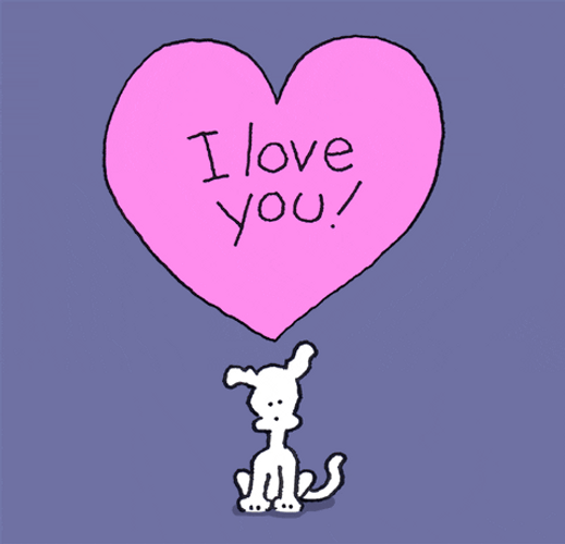 I Love You Chippy The Dog gif.