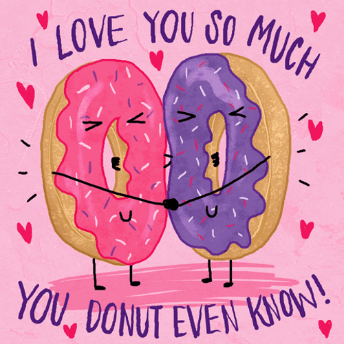 I Love You Donut GIF