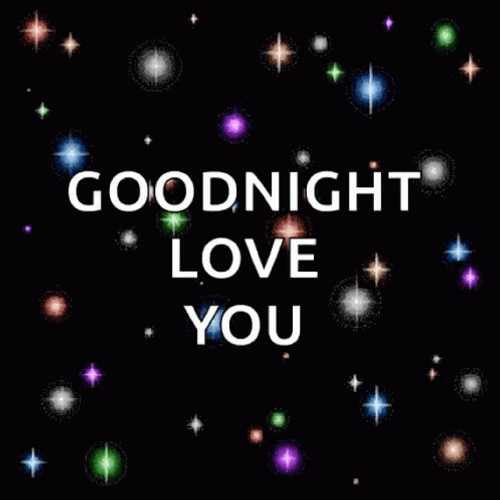 I Love You Good Night Sparkling Stars GIF | GIFDB.com