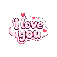 I Love You Ily Sticker GIF