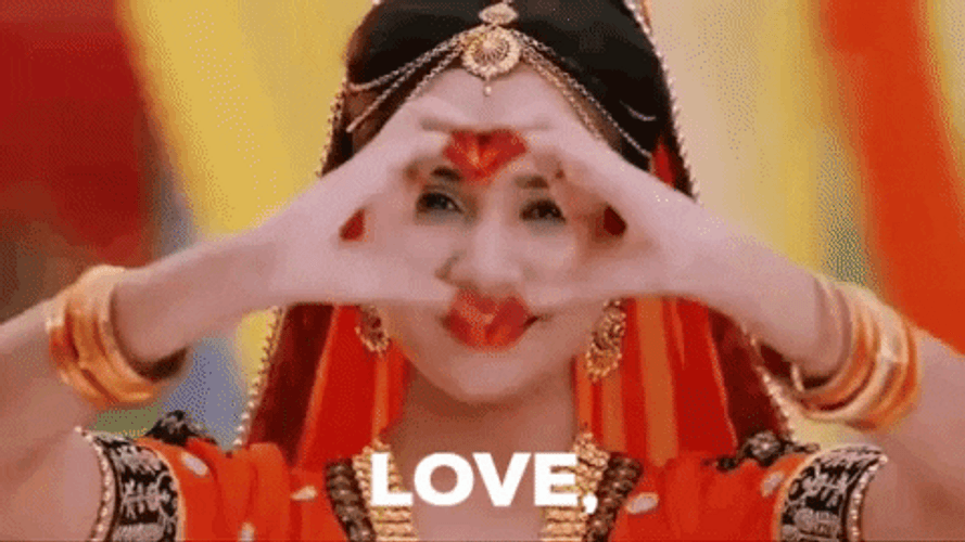 I Love You Indian Woman GIF