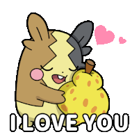 I Love You Kiss Sticker GIF