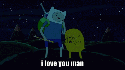 I Love You Man Adventure Time GIF