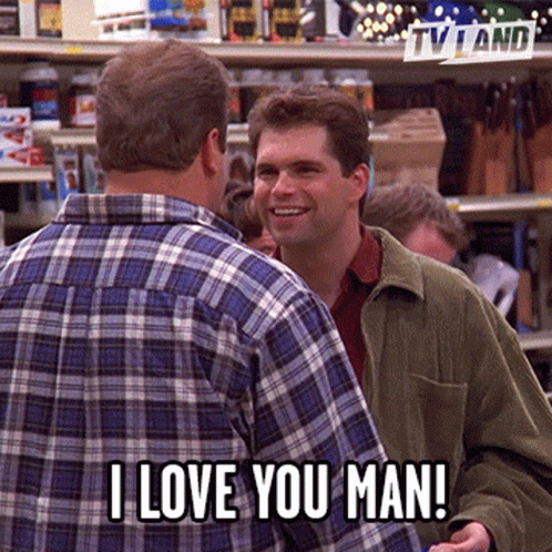 I Love You Man Bro Hug Kevin James GIF