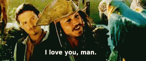 I Love You Man Jack Sparrow GIF