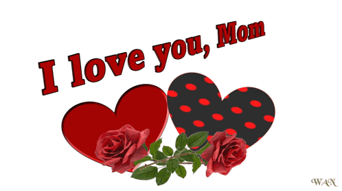 I Love You Mom Card