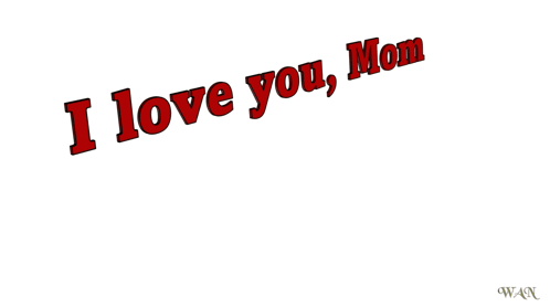 I Love You Mom Greeting Card GIF