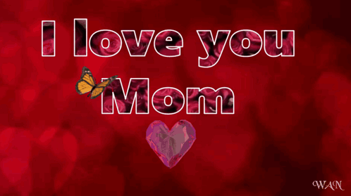 I Love You Mom Heart GIF